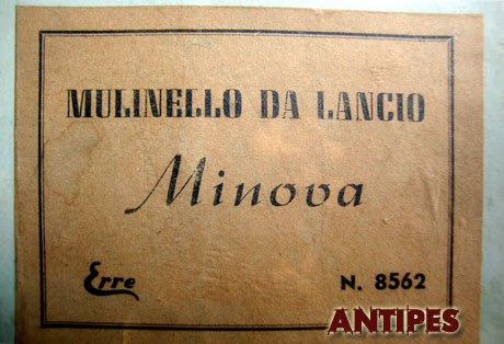 Nettuno Minova 60 - vecchio mulinello italiano