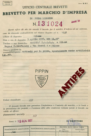 FASSA brevetto marchio impresa - aprile 1956