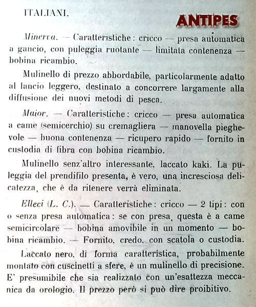 Il Pescatore Dilettante - gennaio 1940 - articolo G. Randone Olgiati