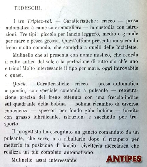 Il Pescatore Dilettante - gennaio 1940 - articolo G. Randone Olgiati