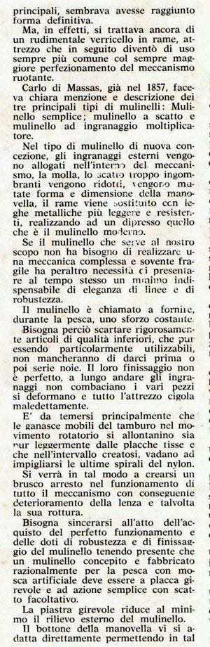 Il Mulinello - rivista Pesca Sport novembre 1959