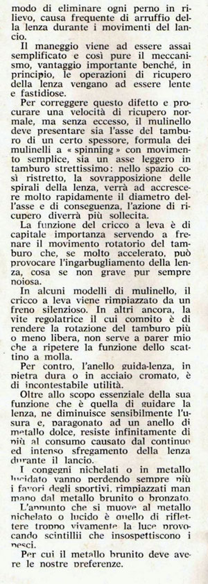 Il Mulinello - rivista Pesca Sport novembre 1959
