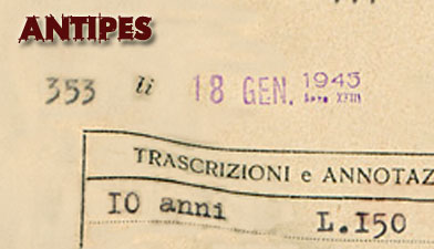 Alcedo brevetto marchio impresa - ottobre 1944