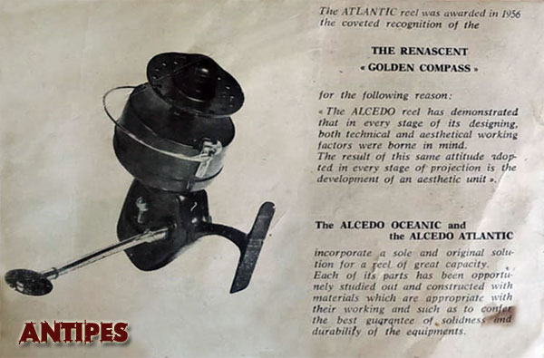 Alcedo Atlantic - premio Compasso d'Oro - 1956