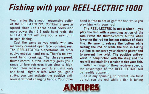 Old Pal Reel Lectric 1000 